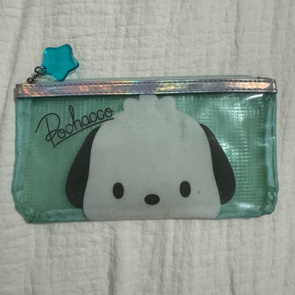 Sanrio Pochacco Cosmetic Bag with Star Charm